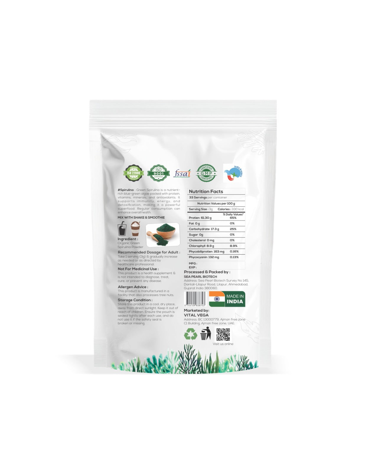Organic Spirulina