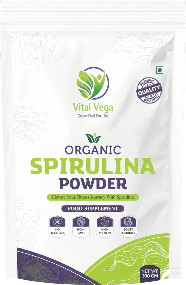 Vital Vega Organic Green Spirulina Powder