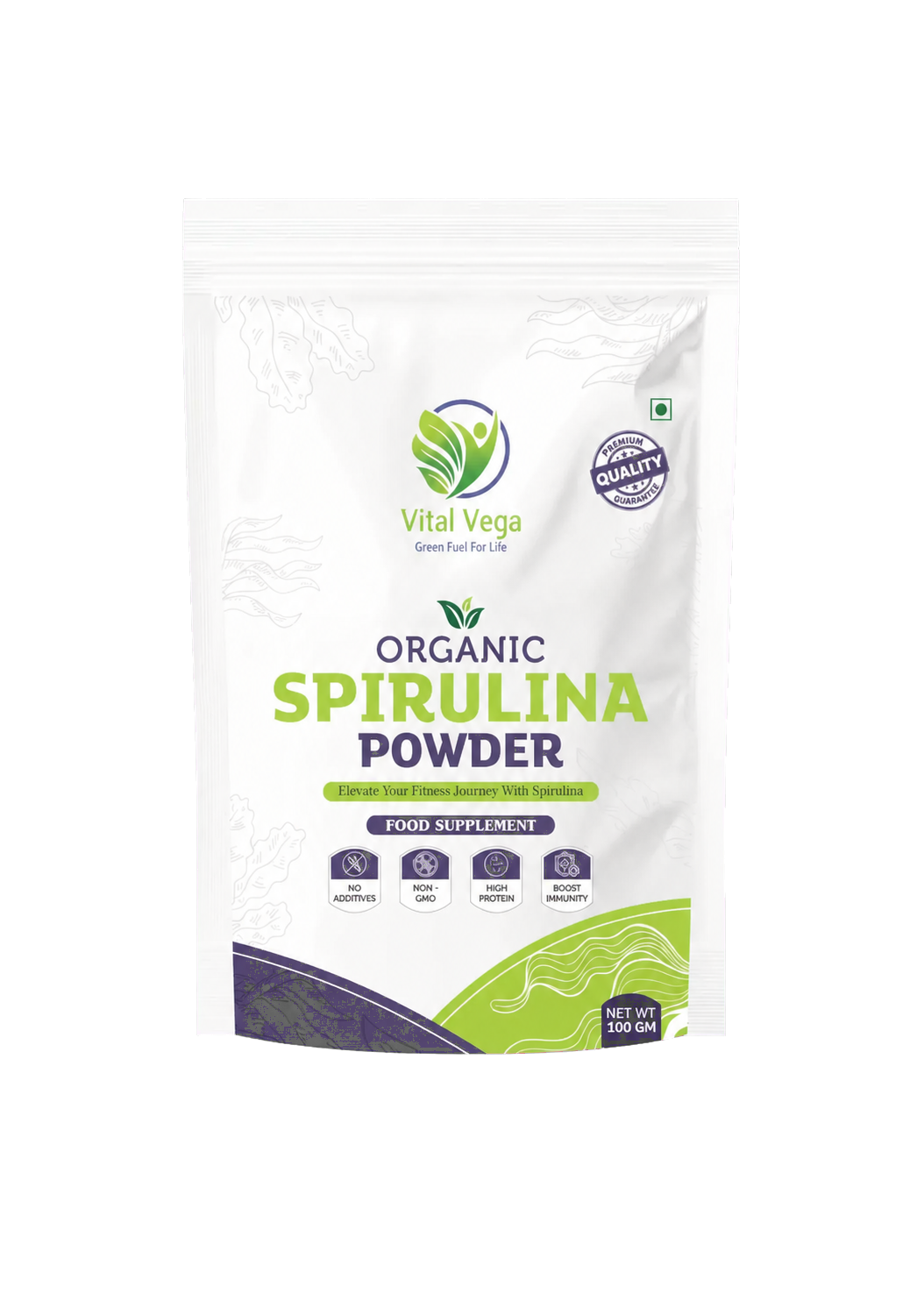 Organic Green Spirulina Powder